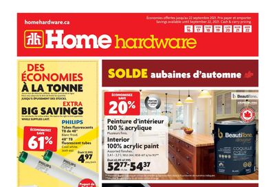 Home Hardware (QC) Flyer September 16 to 22