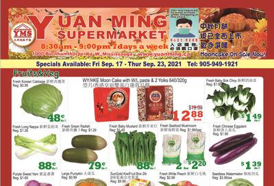 Yuan Ming Supermarket Flyer September 17 to 23