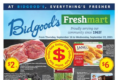Bidgood's Flyer September 16 to 22