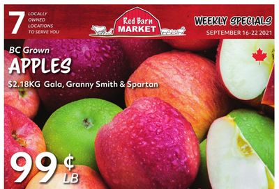 Red Barn Market Flyer September 16 to 22