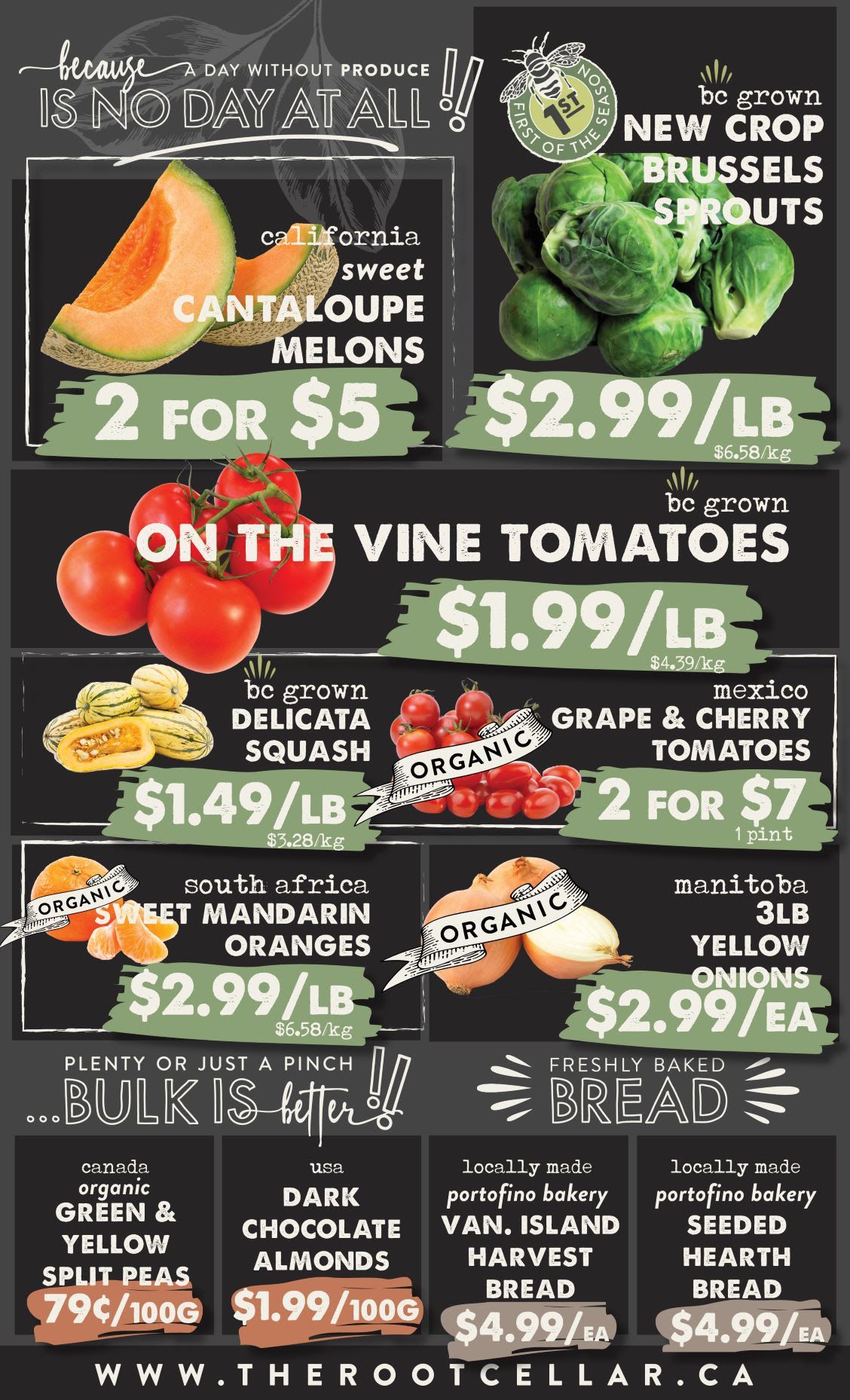 The Root Cellar Flyer September 16 to 22