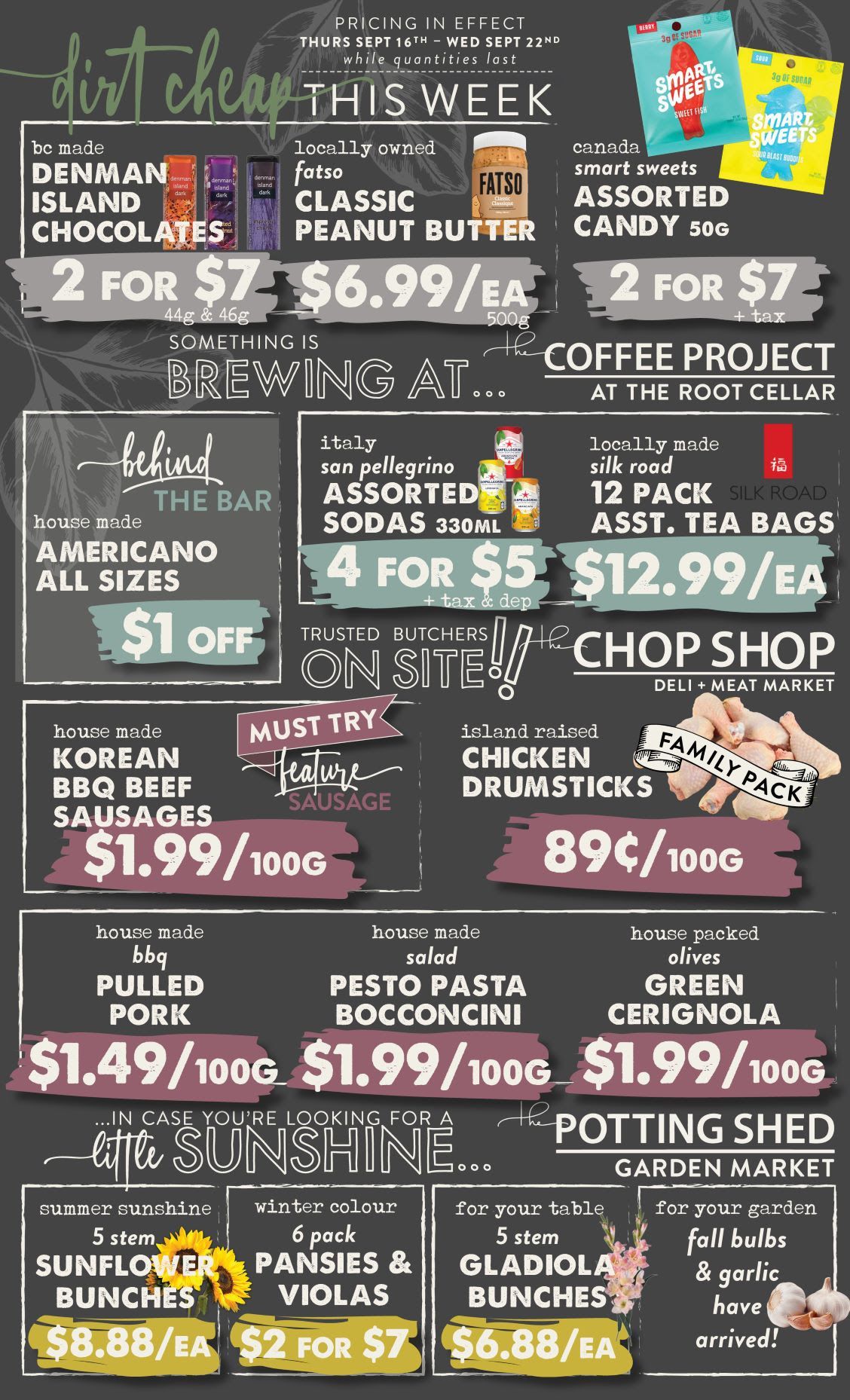 The Root Cellar Flyer September 16 to 22