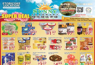 Sunny Foodmart (Etobicoke) Flyer September 17 to 23