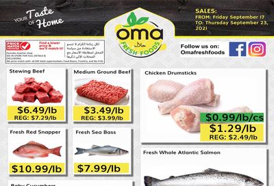 Oma Fresh Foods Flyer September 17 to 23