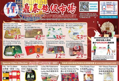 Tone Tai Supermarket Flyer September 17 to 23