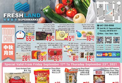FreshLand Supermarket Flyer September 17 to 23