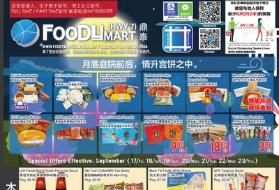 FoodyMart (HWY7) Flyer September 17 to 23