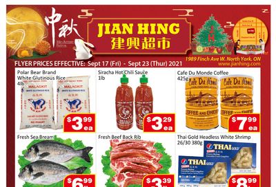 Jian Hing Supermarket (North York) Flyer September 17 to 23