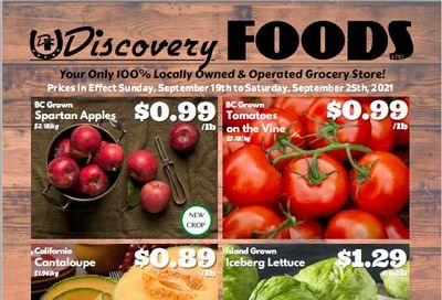 Discovery Foods Flyer September 19 to 25