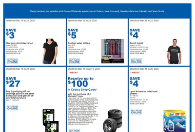 Costco (ON & Atlantic Canada) Weekly Savings March 16 to 22