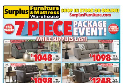 Surplus Furniture & Mattress Warehouse (Sudbury) Flyer September 20 to October 3