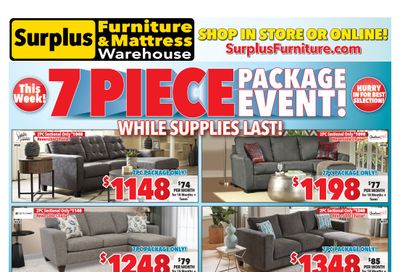 Surplus Furniture & Mattress Warehouse (St. John's) Flyer September 20 to October 3