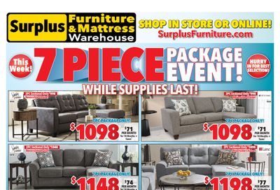 Surplus Furniture & Mattress Warehouse (Saskatoon) Flyer September 20 to October 3