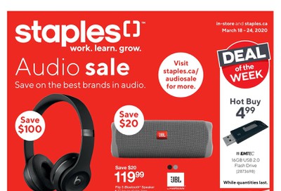 Staples Flyer March 18 to 24