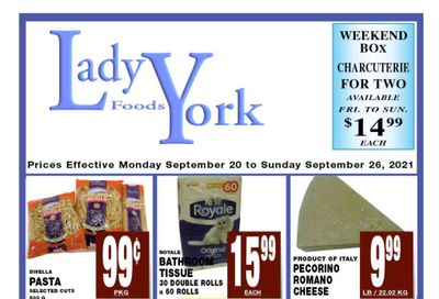 Lady York Foods Flyer September 20 to 26