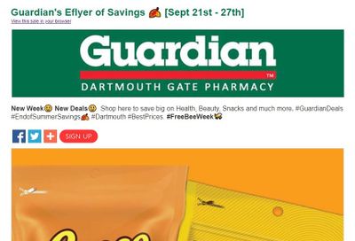 Guardian (Dartmouth Gate) Flyer September 21 to 27