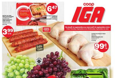 Coop IGA Flyer September 23 to 29