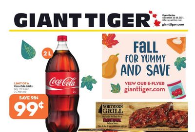Giant Tiger (ON) Flyer September 22 to 28