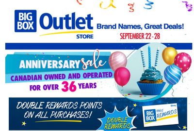 Big Box Outlet Store Flyer September 22 to 28