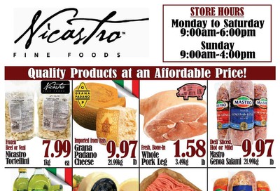Nicastro Fine Foods Flyer March 16 to 29