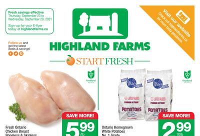 Highland Farms Flyer September 23 to 29