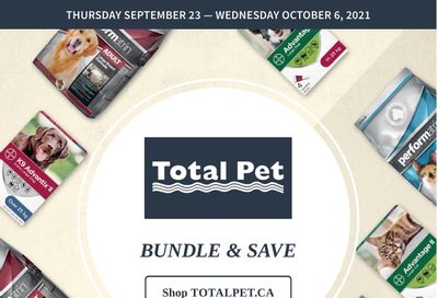 Total Pet Flyer September 23 to October 6