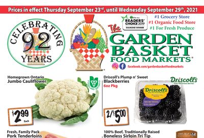 The Garden Basket Flyer September 23 to 29
