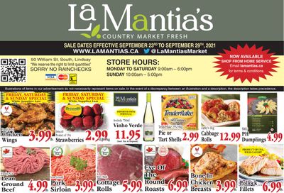 LaMantia's Flyer September 23 to 29