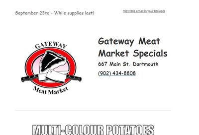 Gateway Meat Market Flyer September 23 to 29