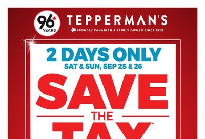 Tepperman's Flyer September 24 to 30