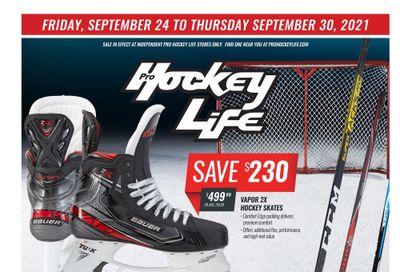 Pro Hockey Flyer September 24 to 30