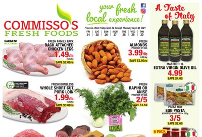 Commisso's Fresh Foods Flyer September 24 to 30