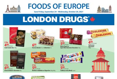 London Drugs Foods of Europe Flyer September 24 to October 20