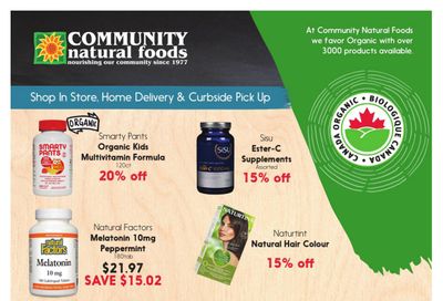 Community Natural Foods Flyer September 23 to 29