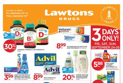 Lawtons Drugs Flyer September 24 to 30