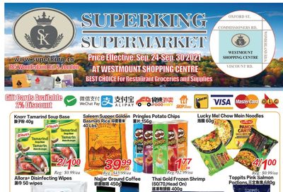 Superking Supermarket (London) Flyer September 24 to 30