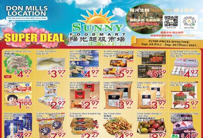 Sunny Foodmart (Don Mills) Flyer September 24 to 30