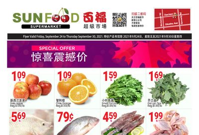 Sunfood Supermarket Flyer September 24 to 30