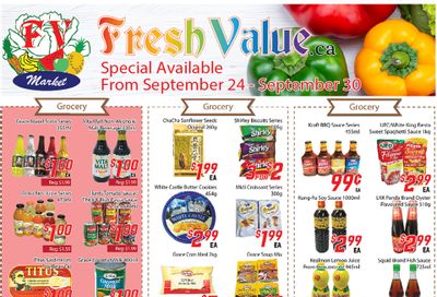 Fresh Value Flyer September 24 to 30