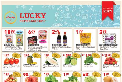 Lucky Supermarket (Calgary) Flyer September 24 to 30