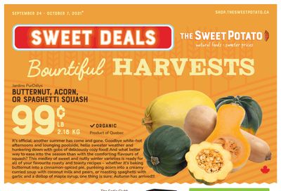 The Sweet Potato Flyer September 24 to October 7