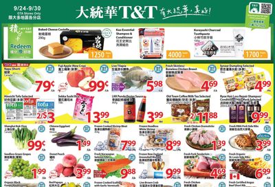 T&T Supermarket (GTA) Flyer September 24 to 30
