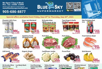 Blue Sky Supermarket (Pickering) Flyer September 24 to 30