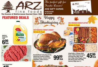 Arz Fine Foods Flyer September 24 to 30