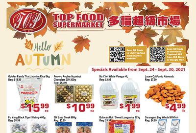 Top Food Supermarket Flyer September 24 to 30