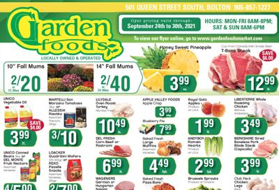 Garden Foods Flyer September 24 to 30