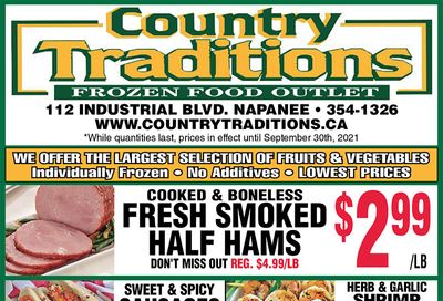 Country Traditions Flyer September 23 to 30