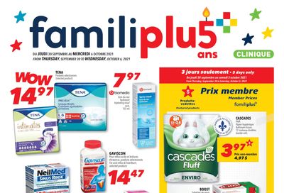 Familiprix Clinique Flyer September 30 to October 6