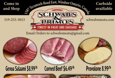 Schwab's & Primo's Flyer September 28 to October 2