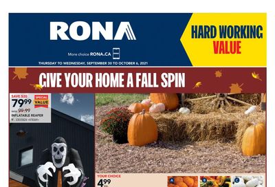 Rona (ON) Flyer September 30 to October 6